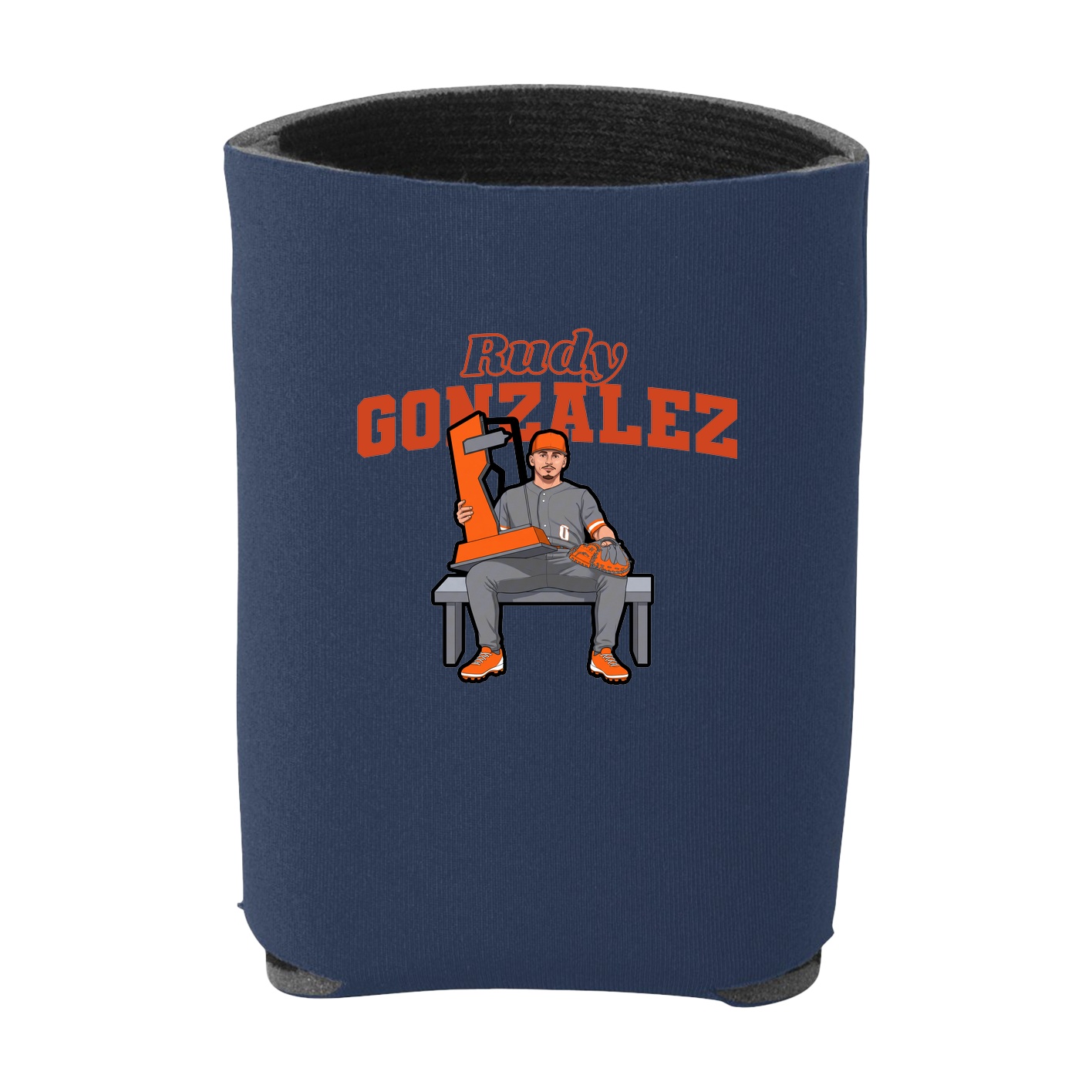 Can Holder — Name Arch in Navy