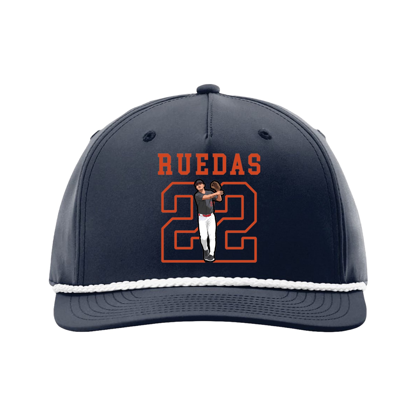 Five-Panel Classic Rope Cap — Shirsey in Navy