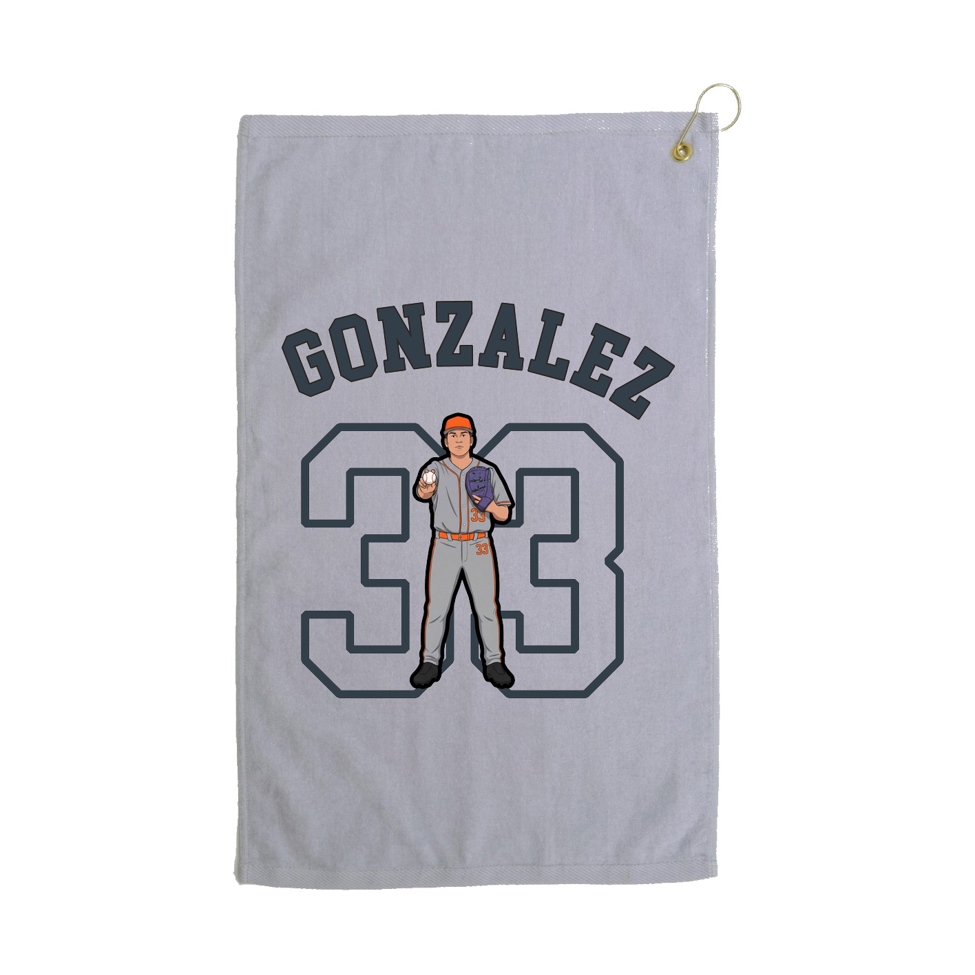Golf Towel — Shirsey Arch in Grey
