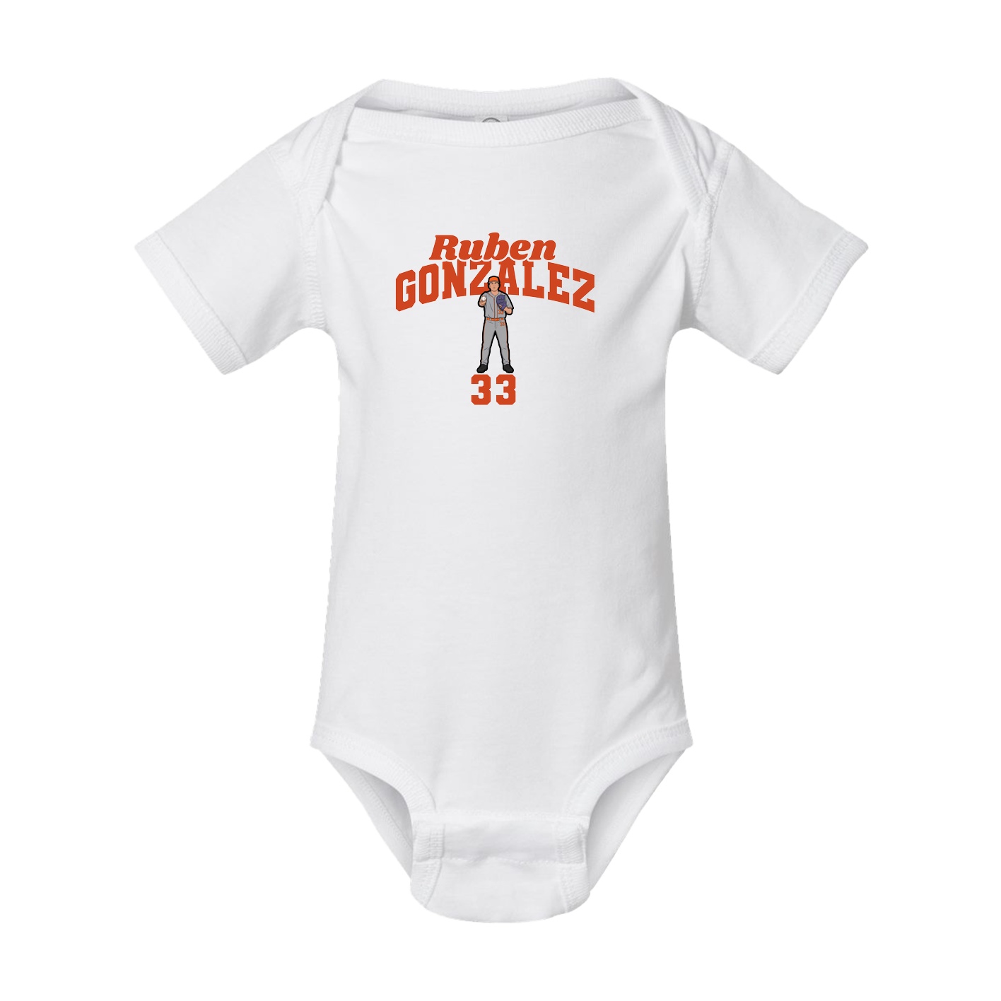 Baby Onesie — Signature Arch in White