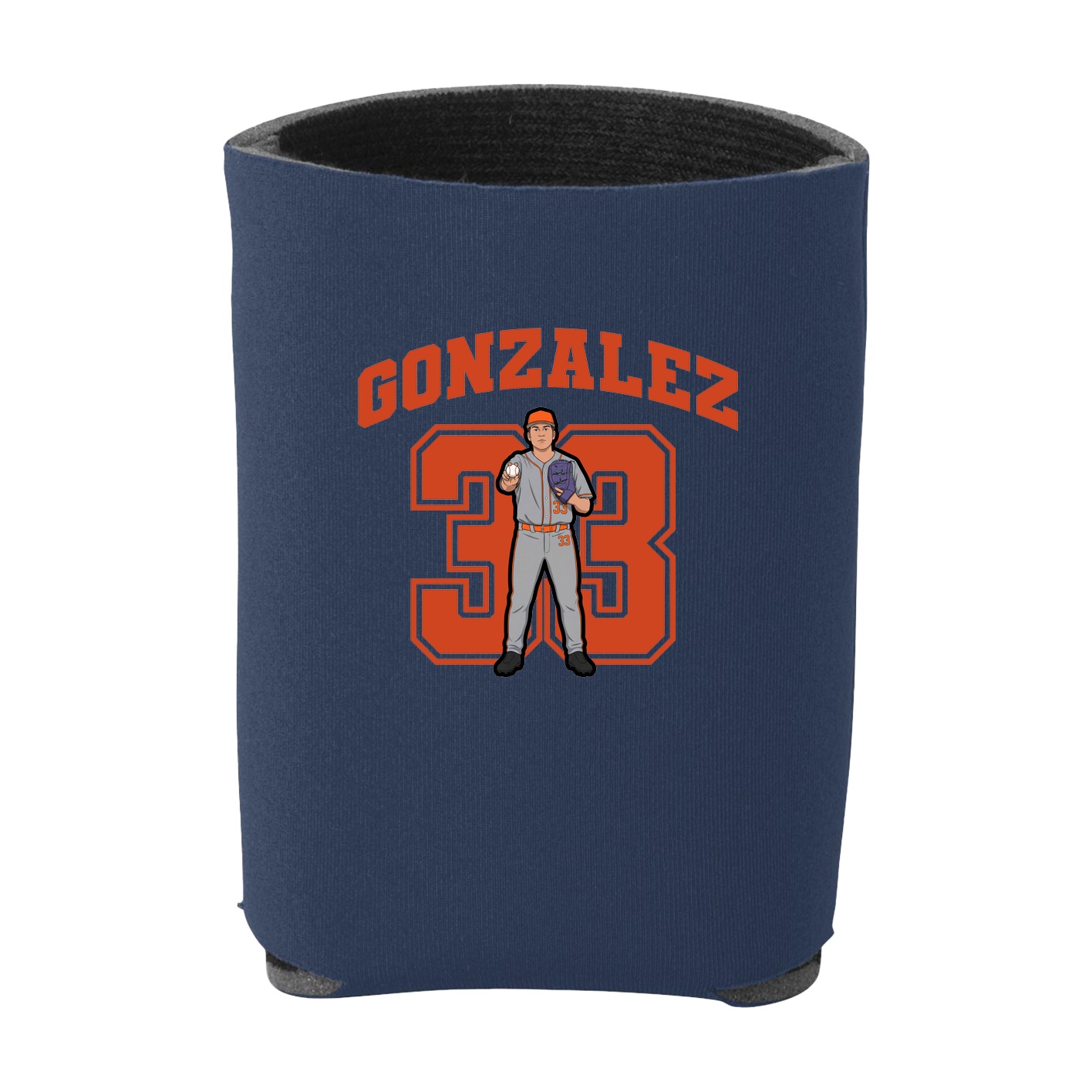 Can Holder — Number in Navy