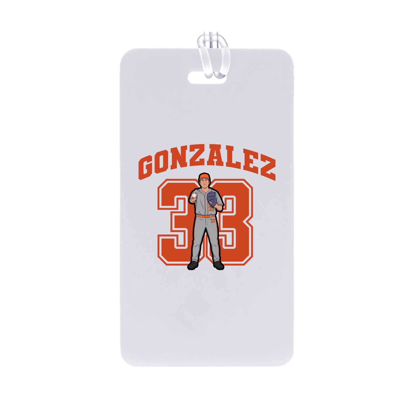 Bag Tag — Number in Classic