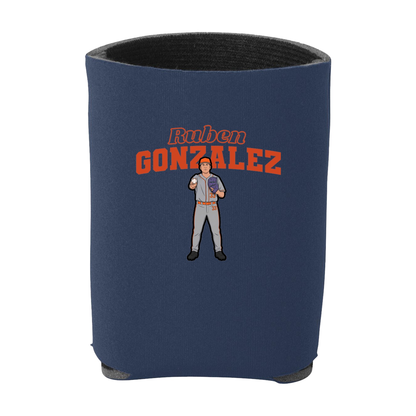Can Holder — Name Arch in Navy