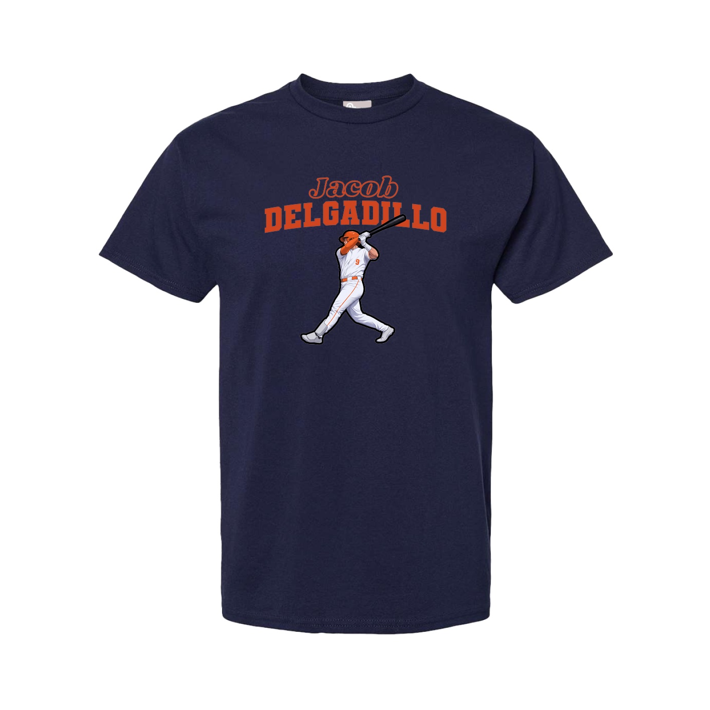 Youth Tee — Name Arch in Navy