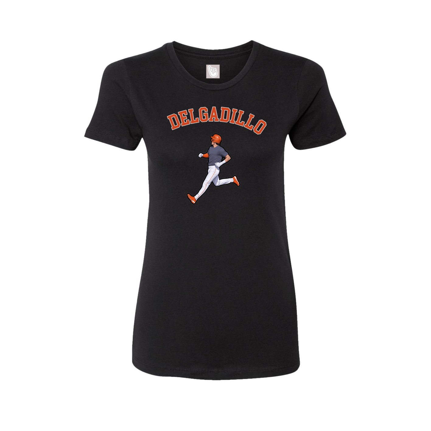 Fitted Women's Tee — Shirsey Arch in Black