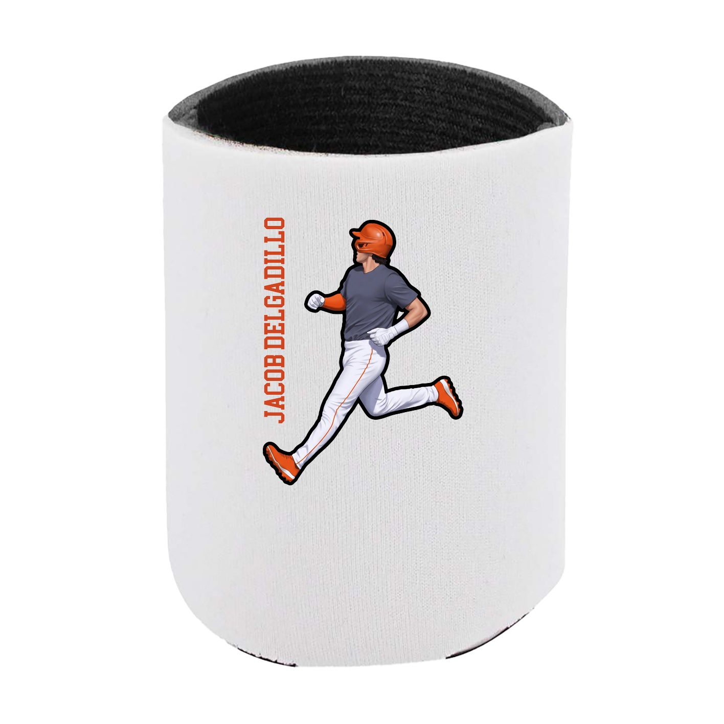 Can Holder — Name Vertical in White
