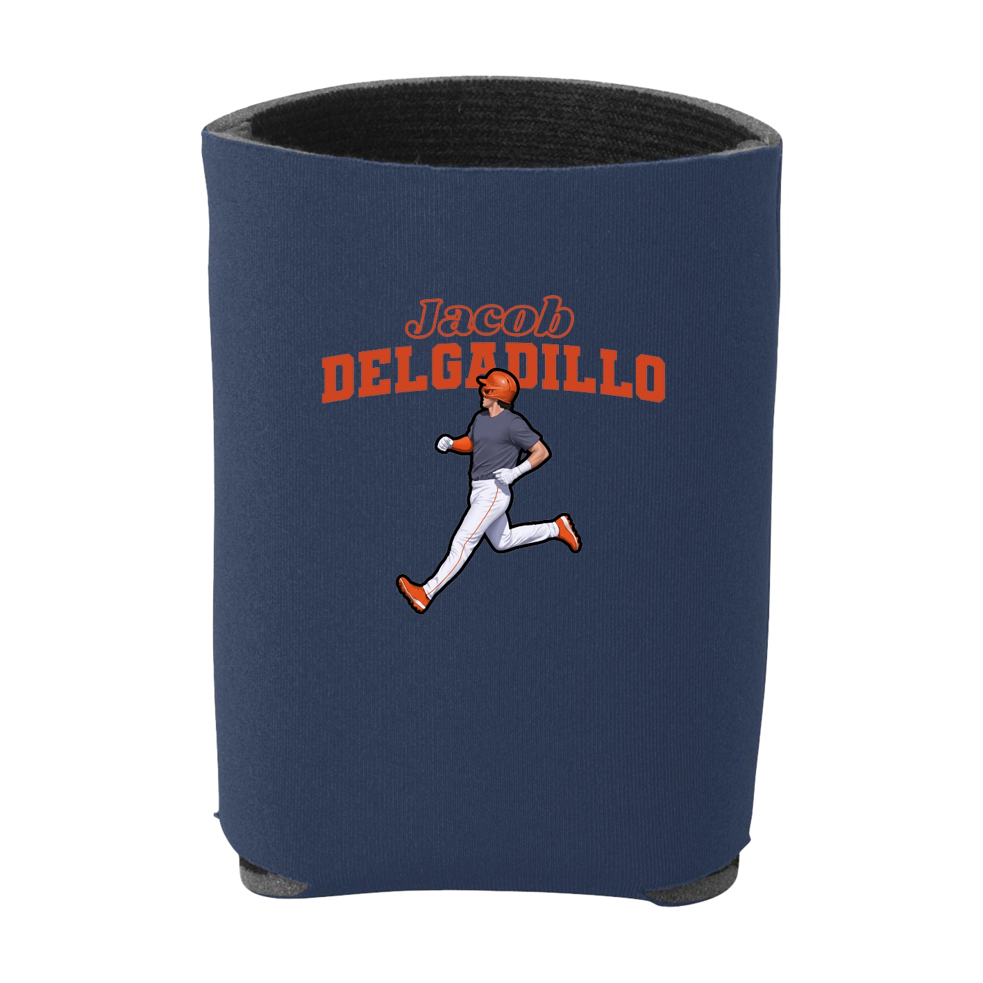Can Holder — Name Arch in Navy