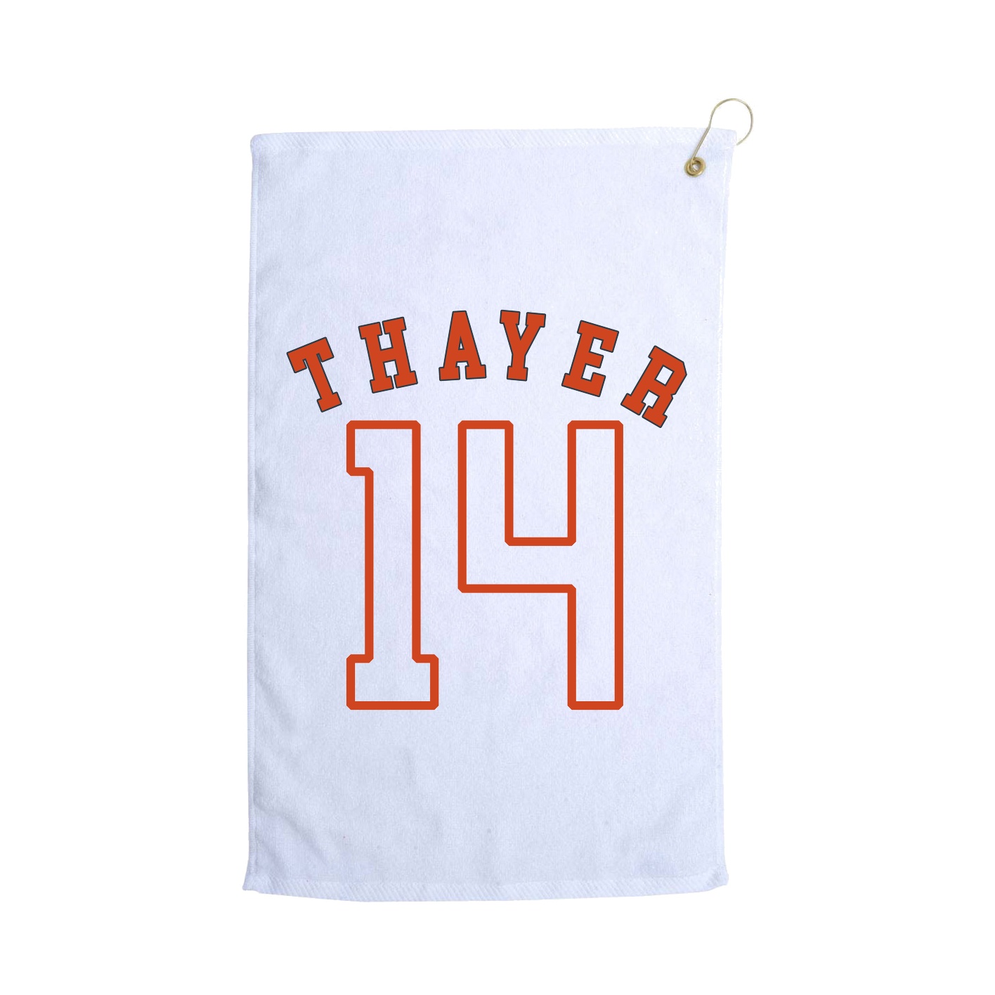 Golf Towel — Shirsey Arch in White