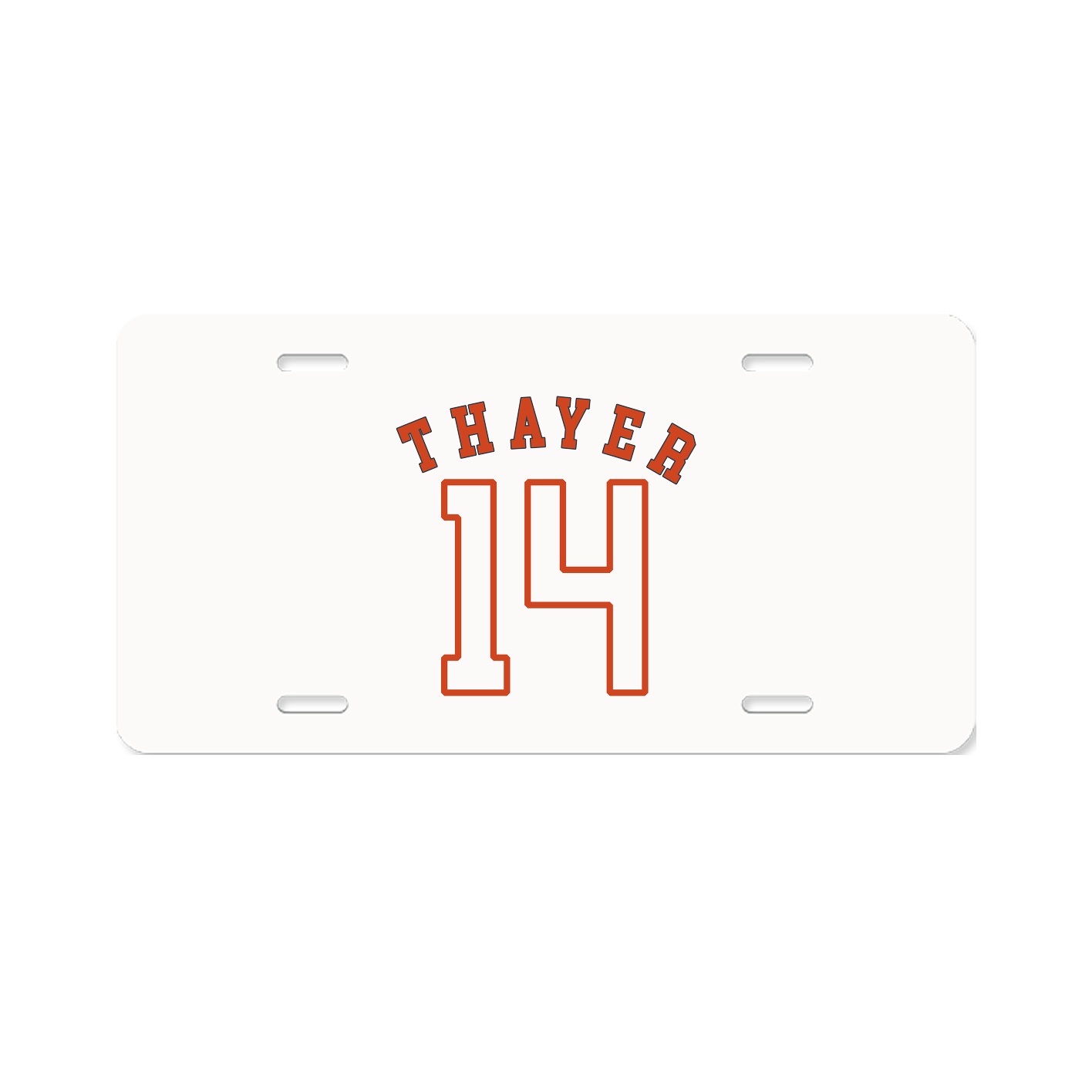 License Plate — Shirsey Arch in Classic