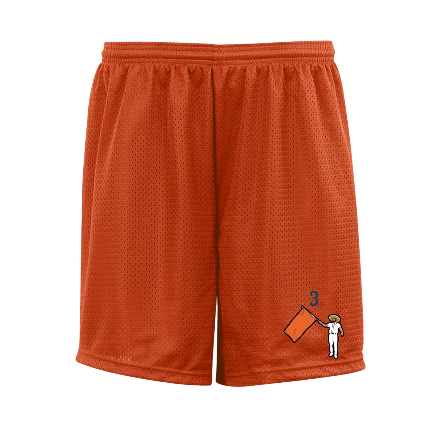 Shorts — Number Top in Orange