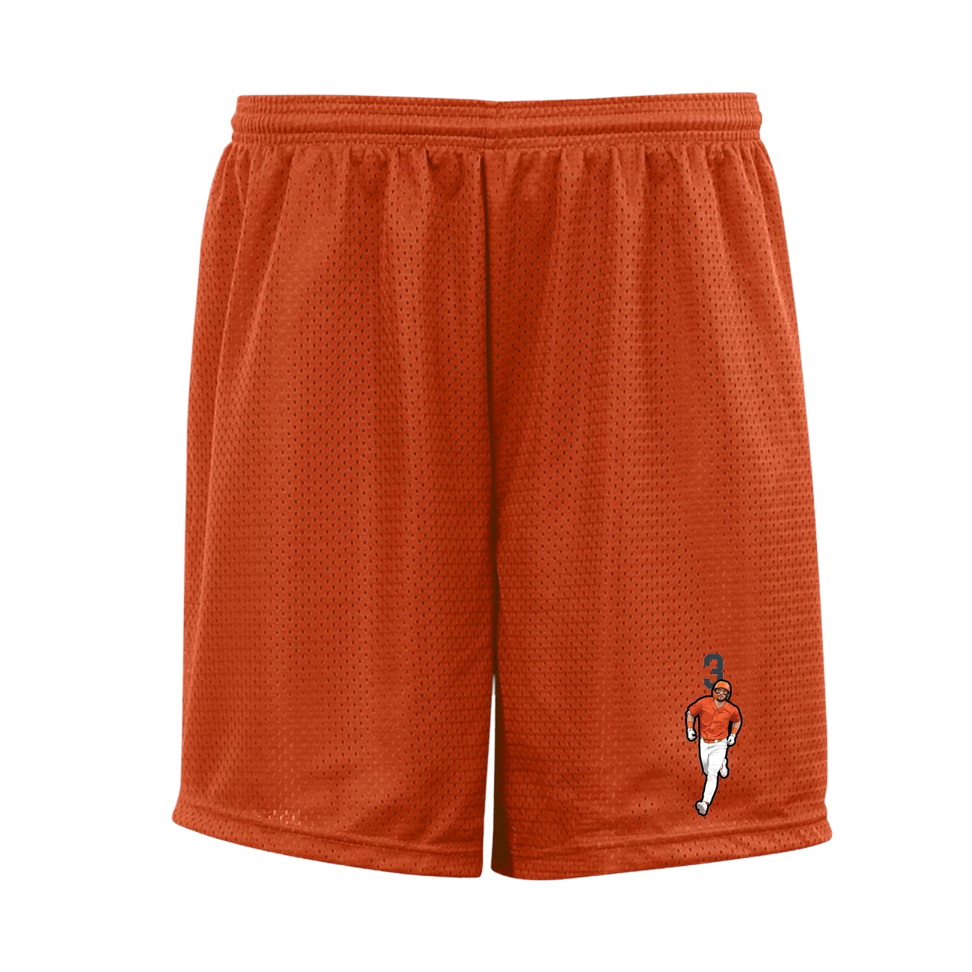 Shorts — Number Top in Orange