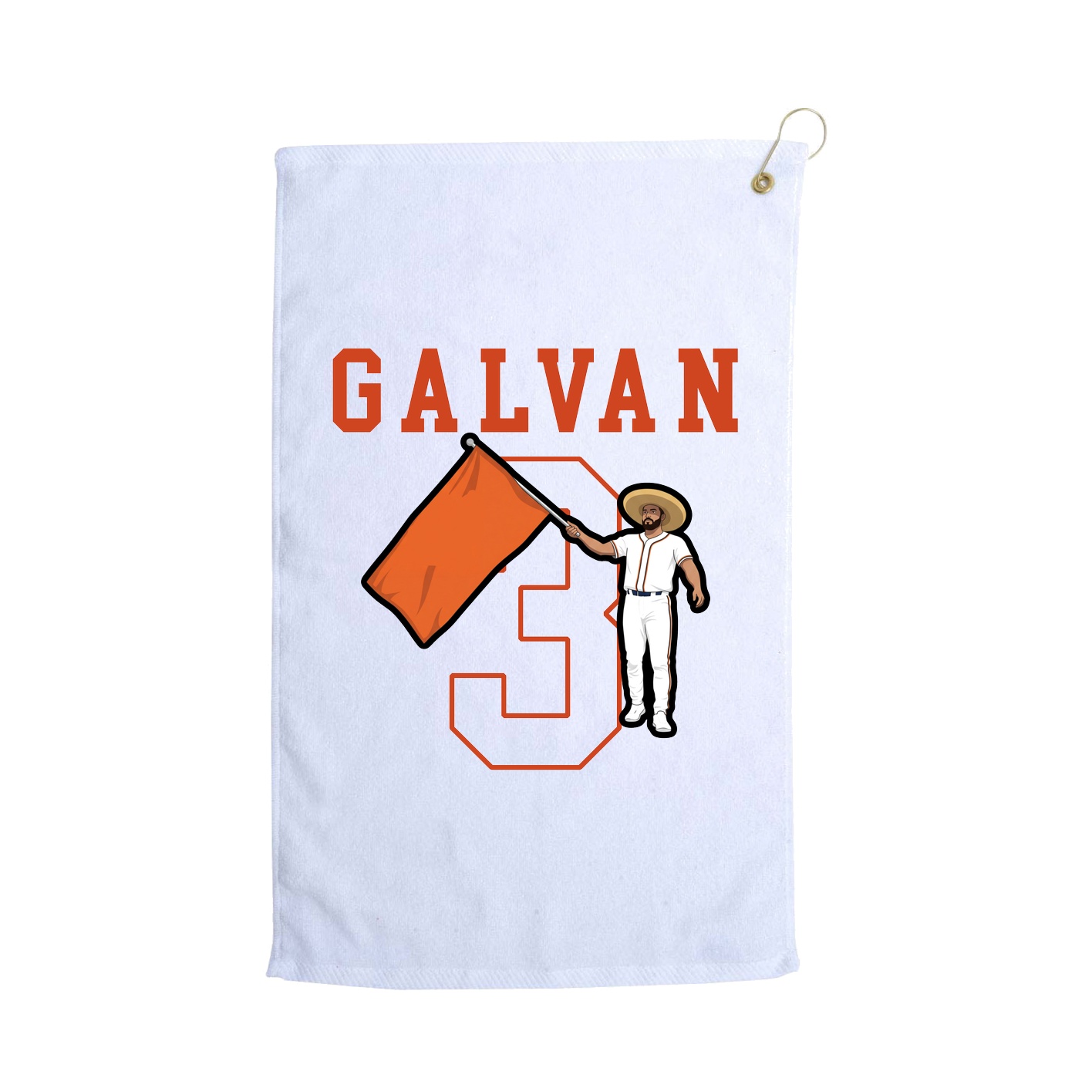 Golf Towel — Shirsey in White