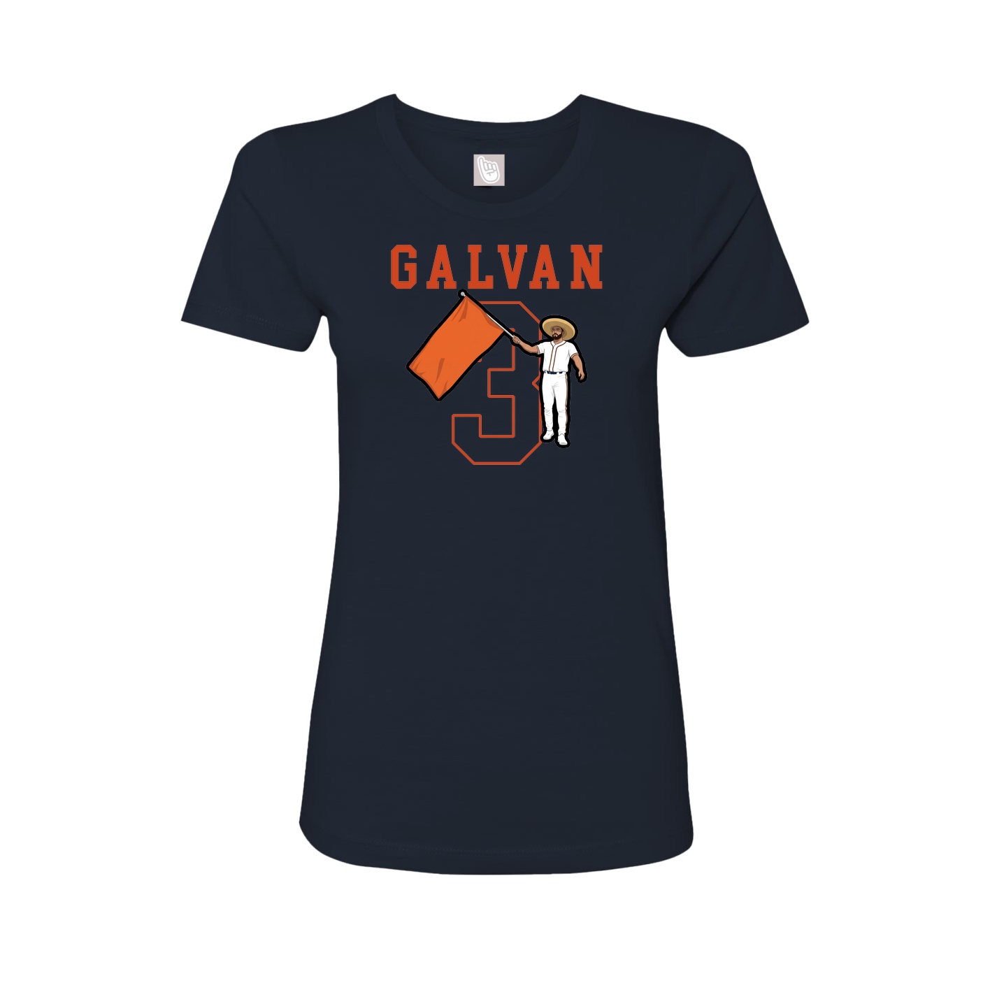 Fitted Women's Tee — Shirsey in Navy