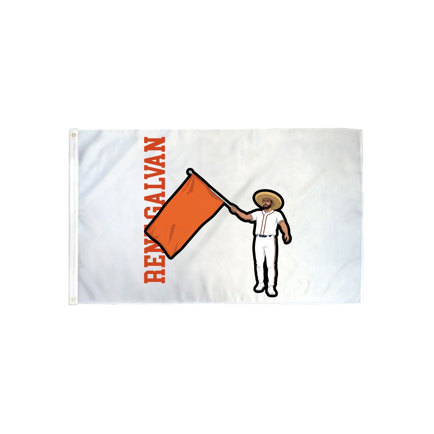 3x5 Flag — Name Vertical in Classic