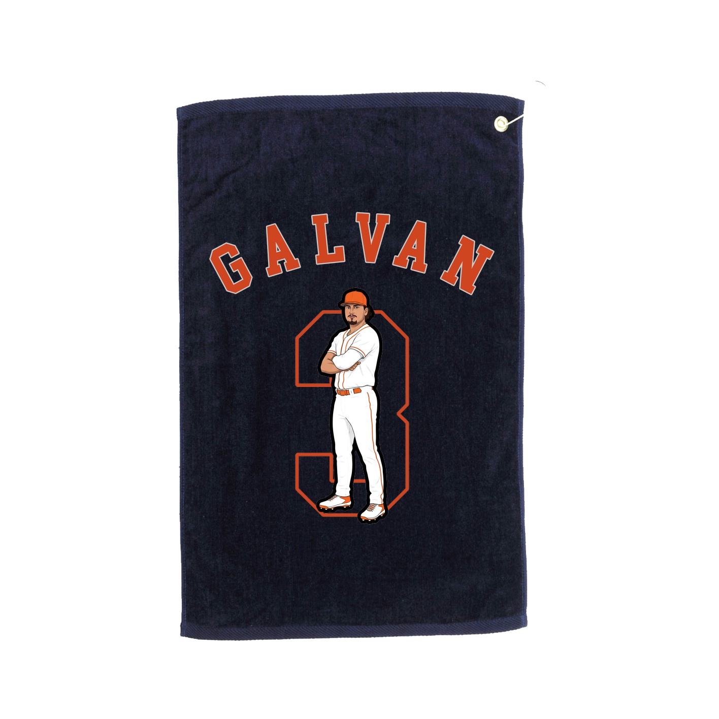 Golf Towel — Shirsey Arch in Navy
