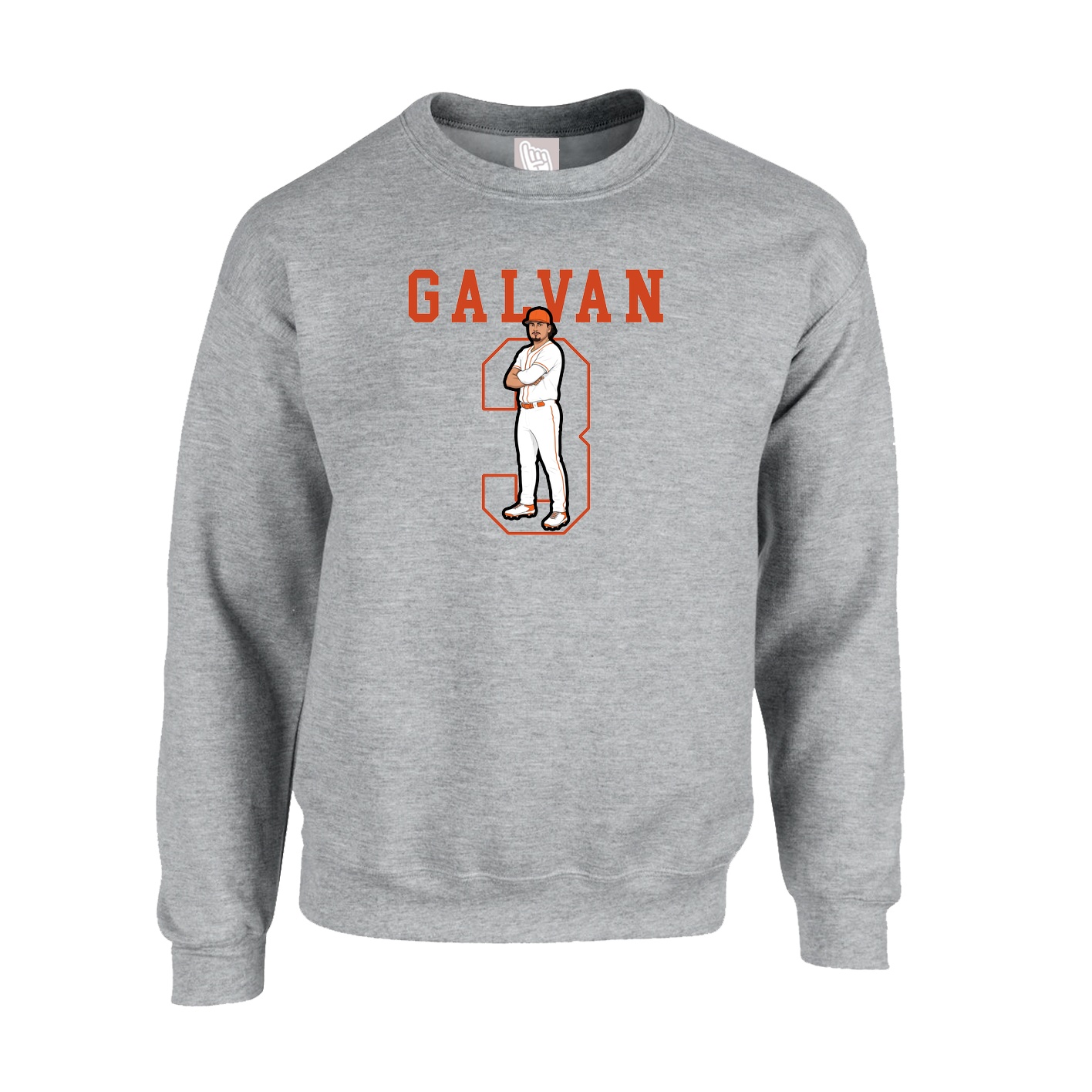 Fleece Crew — Shirsey in Grey