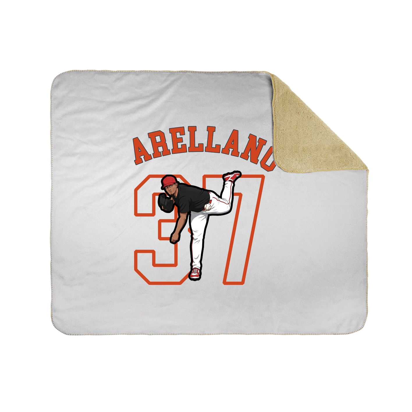 Throw Blanket — Shirsey Arch in White
