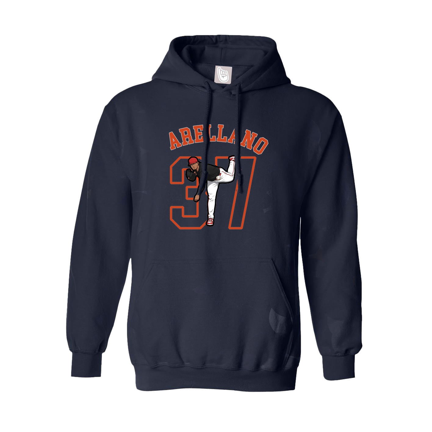 Youth Hoodie — Shirsey Arch in Navy