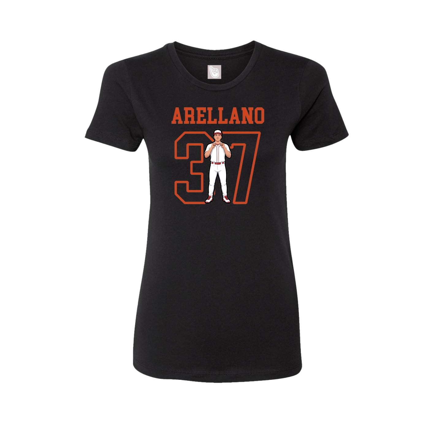 Fitted Women's Tee — Shirsey in Black