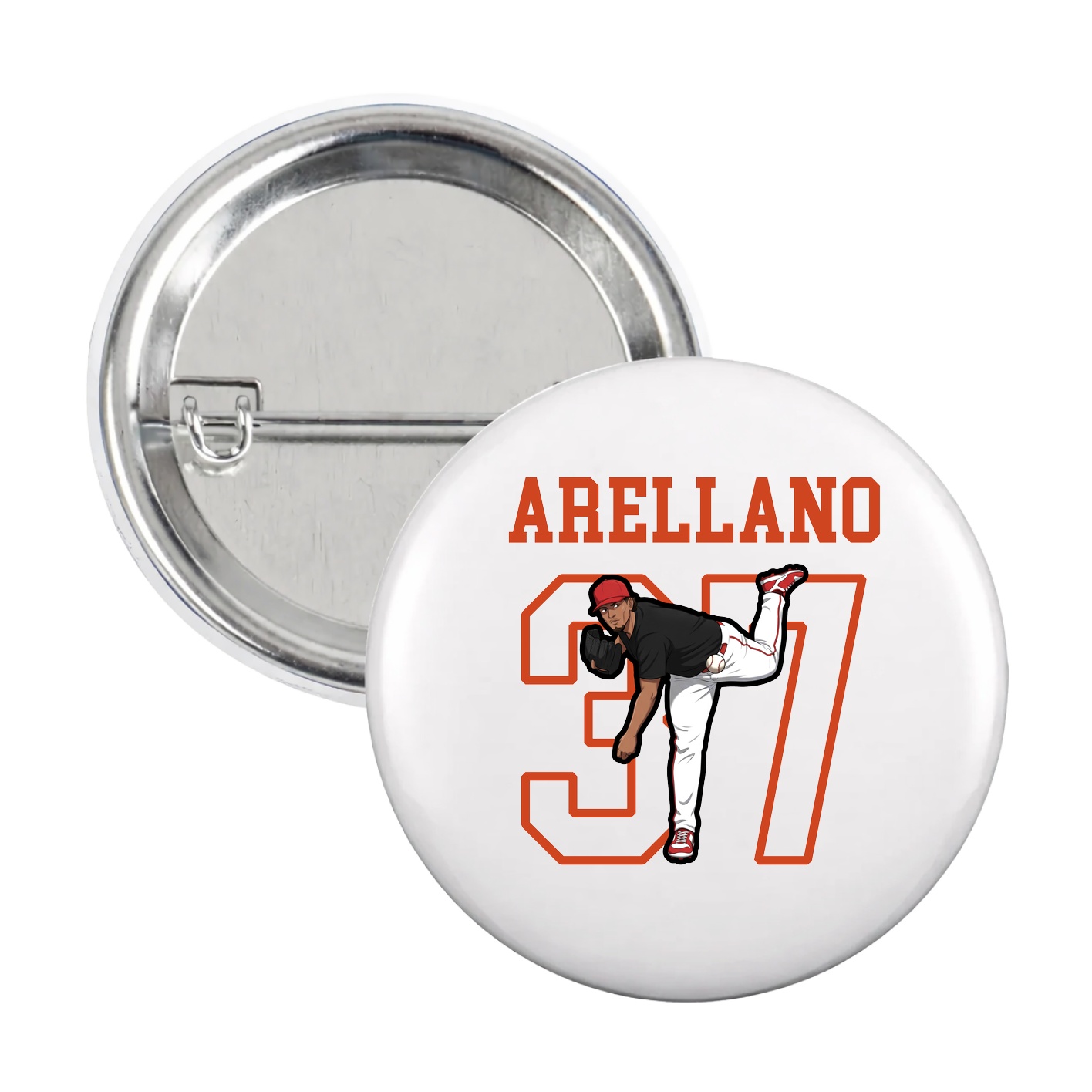 Game Day Button — Shirsey in White