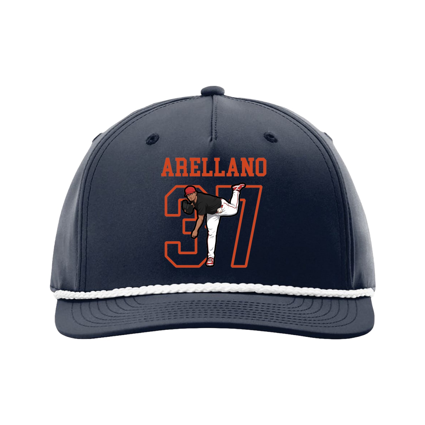 Five-Panel Classic Rope Cap — Shirsey in Navy