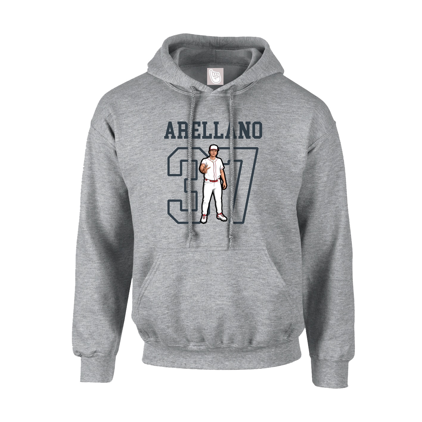 Hoodie — Shirsey in Grey
