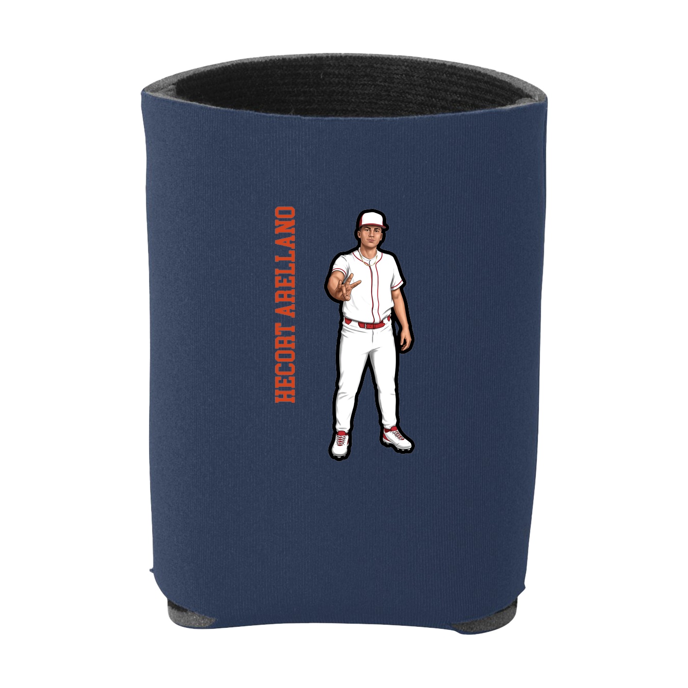 Can Holder — Name Vertical in Navy