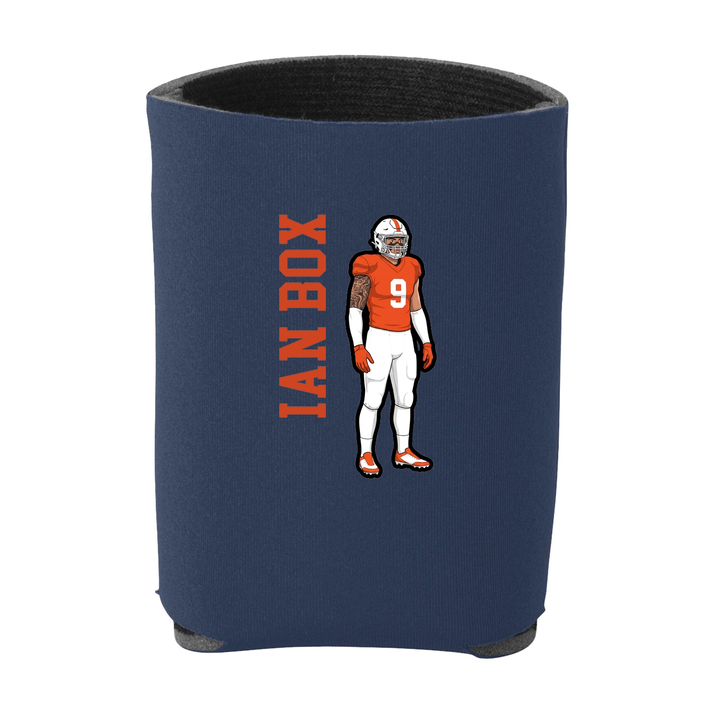 Can Holder — Name Vertical in Navy