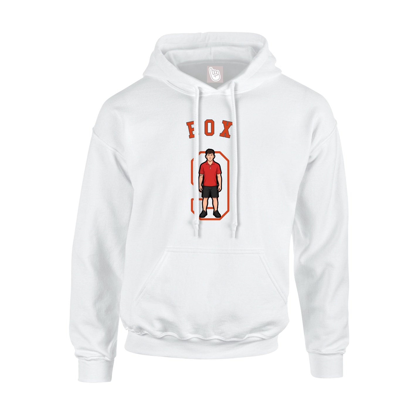 Youth Hoodie — Shirsey Arch in White
