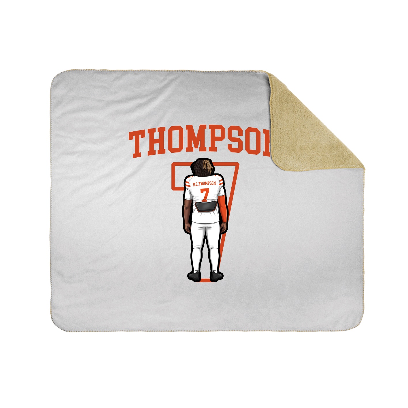 Throw Blanket — Shirsey in White