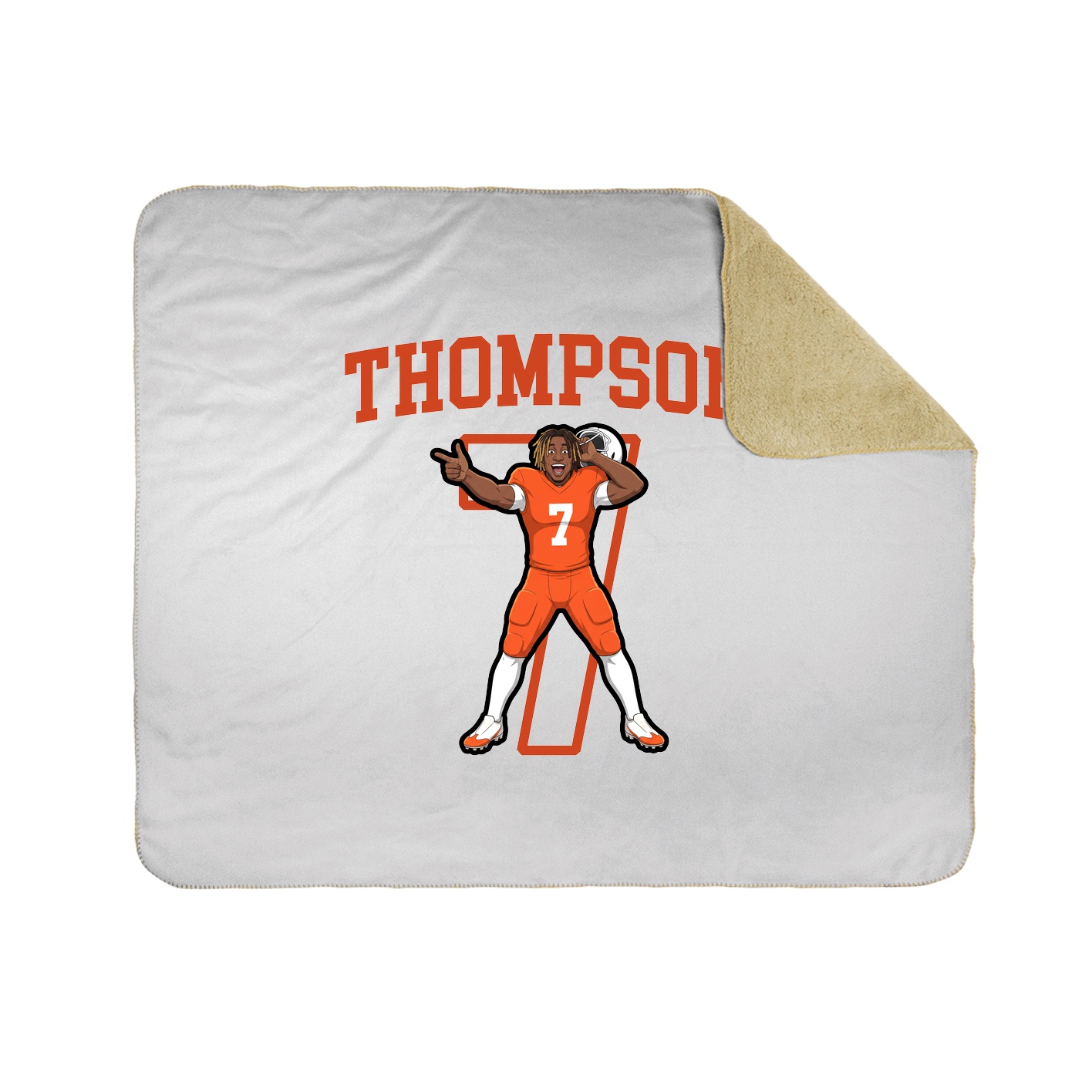 Throw Blanket — Shirsey in White