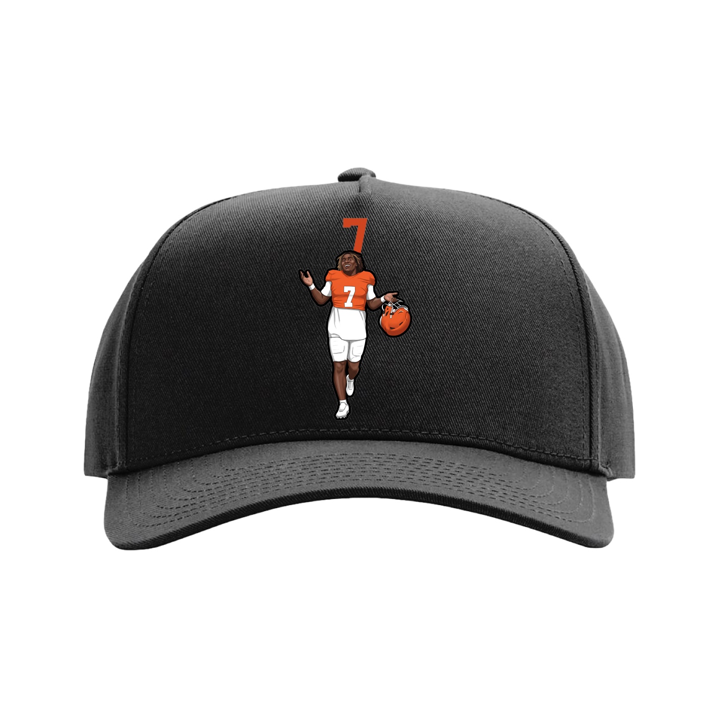 Full Fabric Five-Panel Champ Cap
