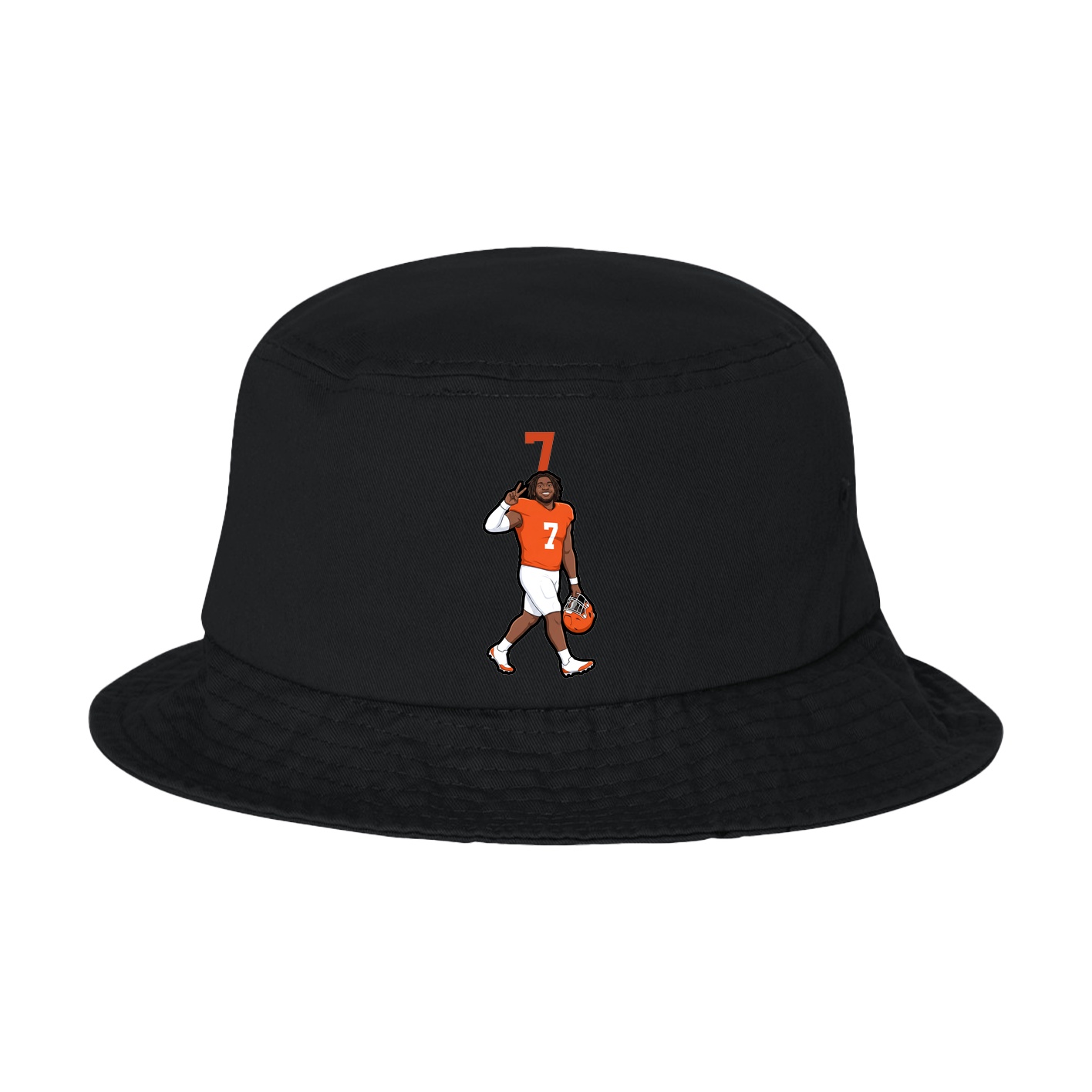 Bucket Cap — Number Top in Black