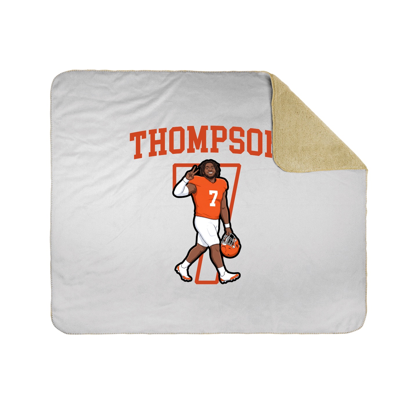 Throw Blanket — Shirsey in White