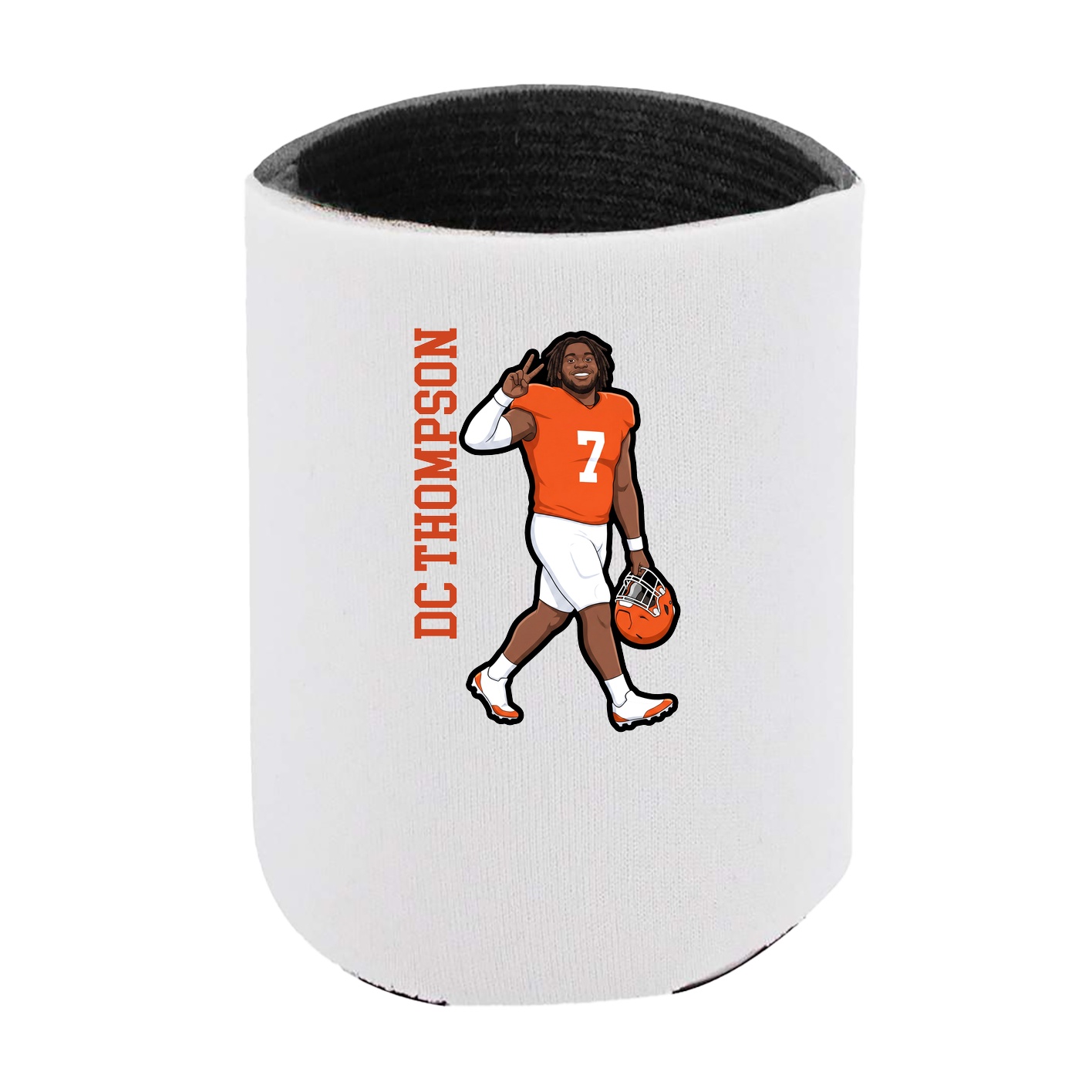 Can Holder — Name Vertical in White