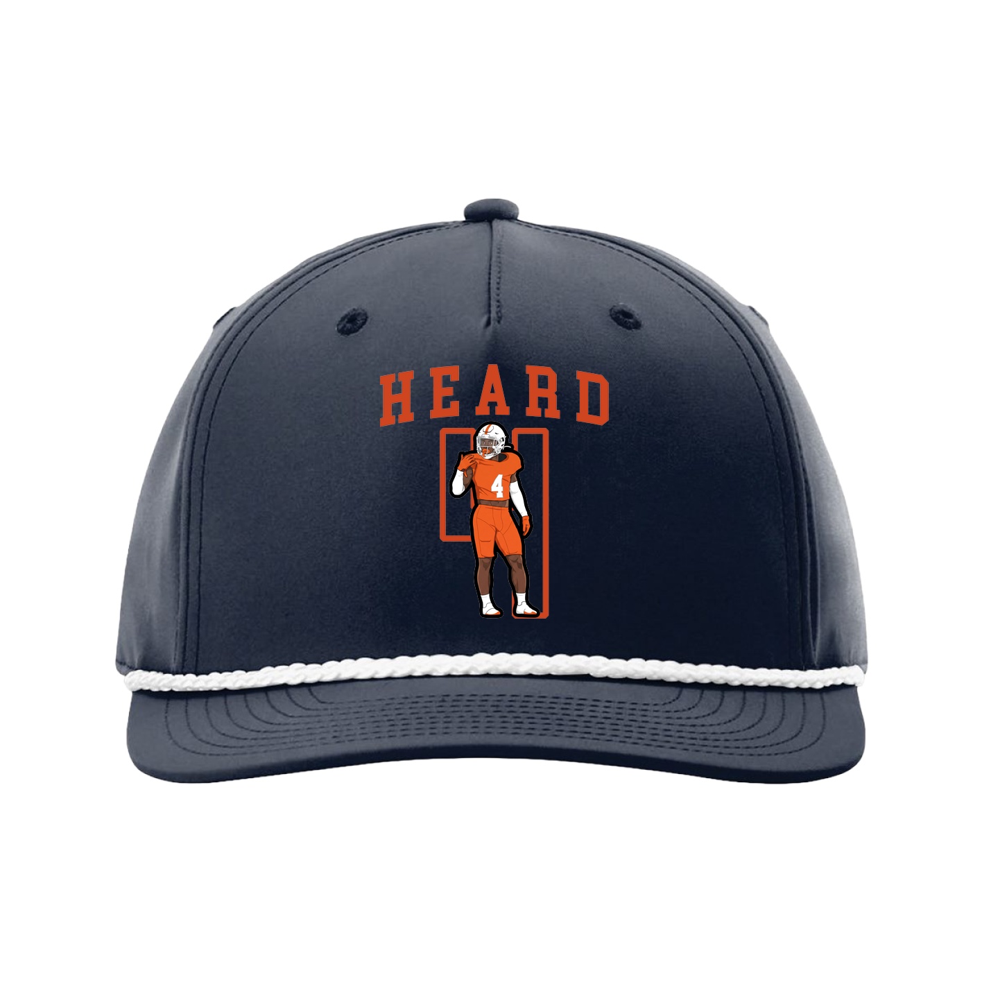 Five-Panel Classic Rope Cap — Shirsey in Navy