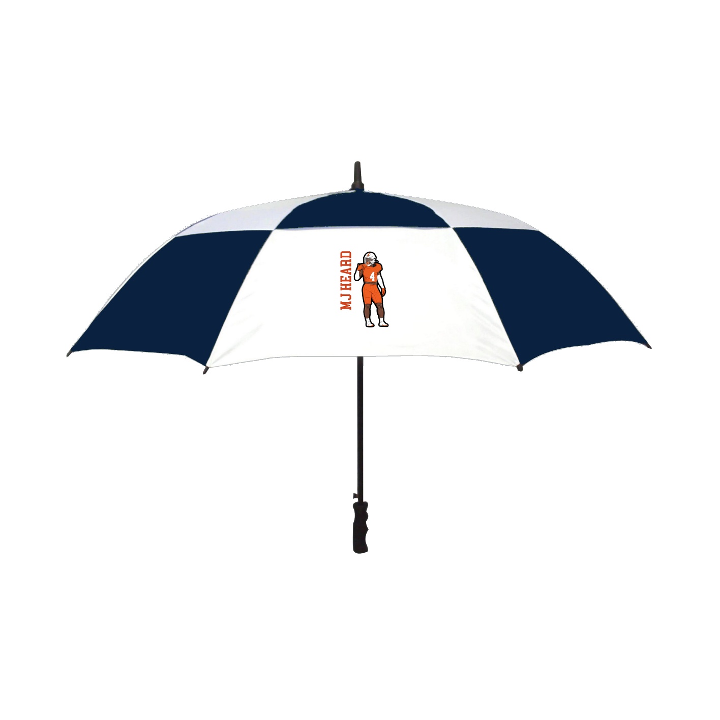 Golf Umbrella — Name Vertical in Navy