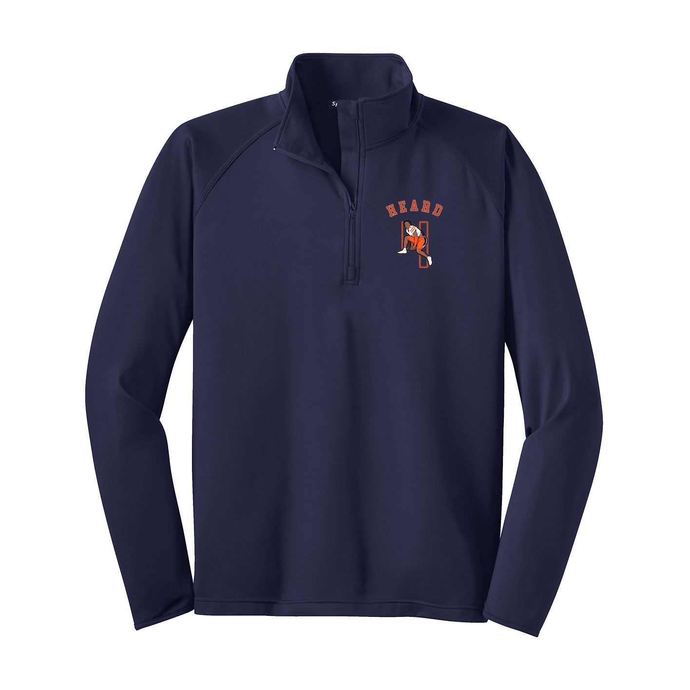 Q-Zip Pullover — Shirsey Arch in Navy