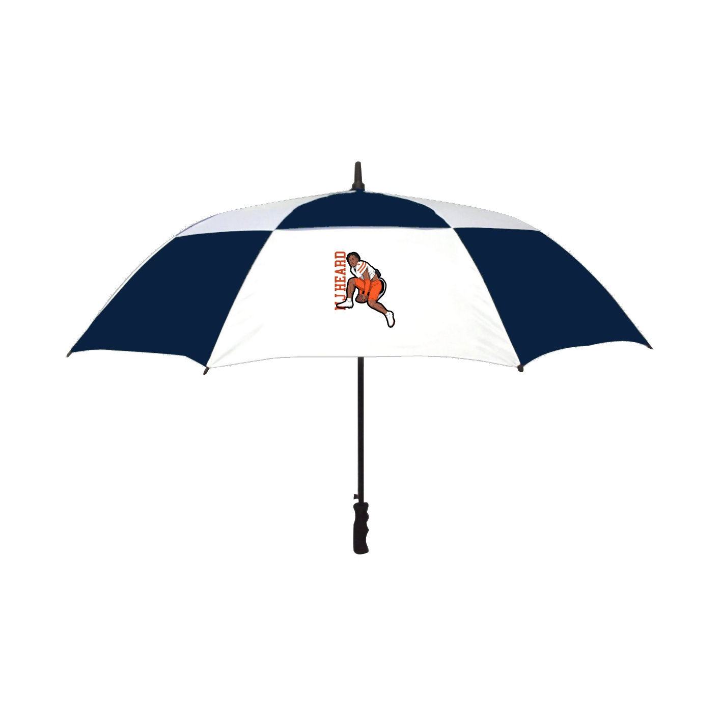 Golf Umbrella — Name Vertical in Navy