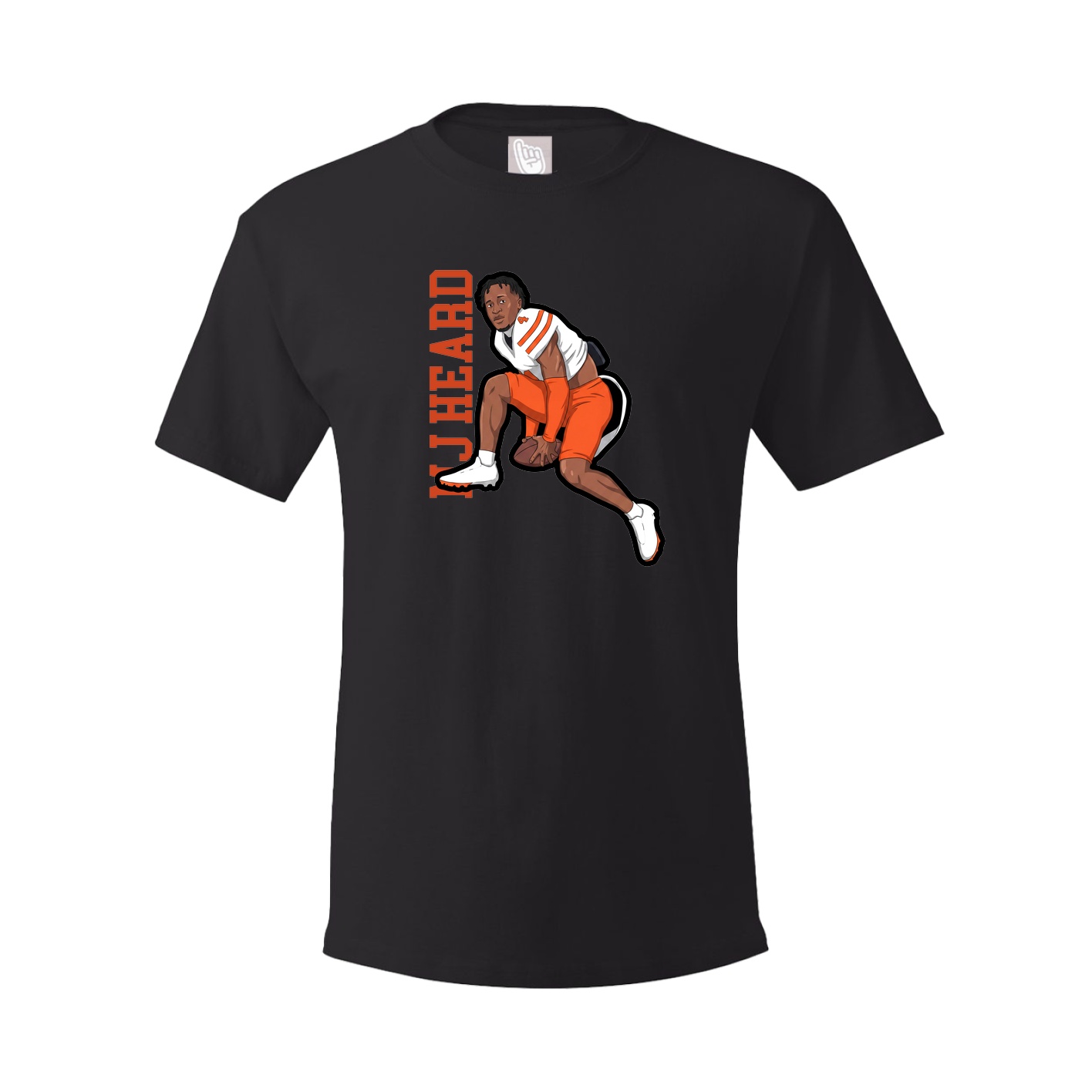 Tee — Name Vertical in Black