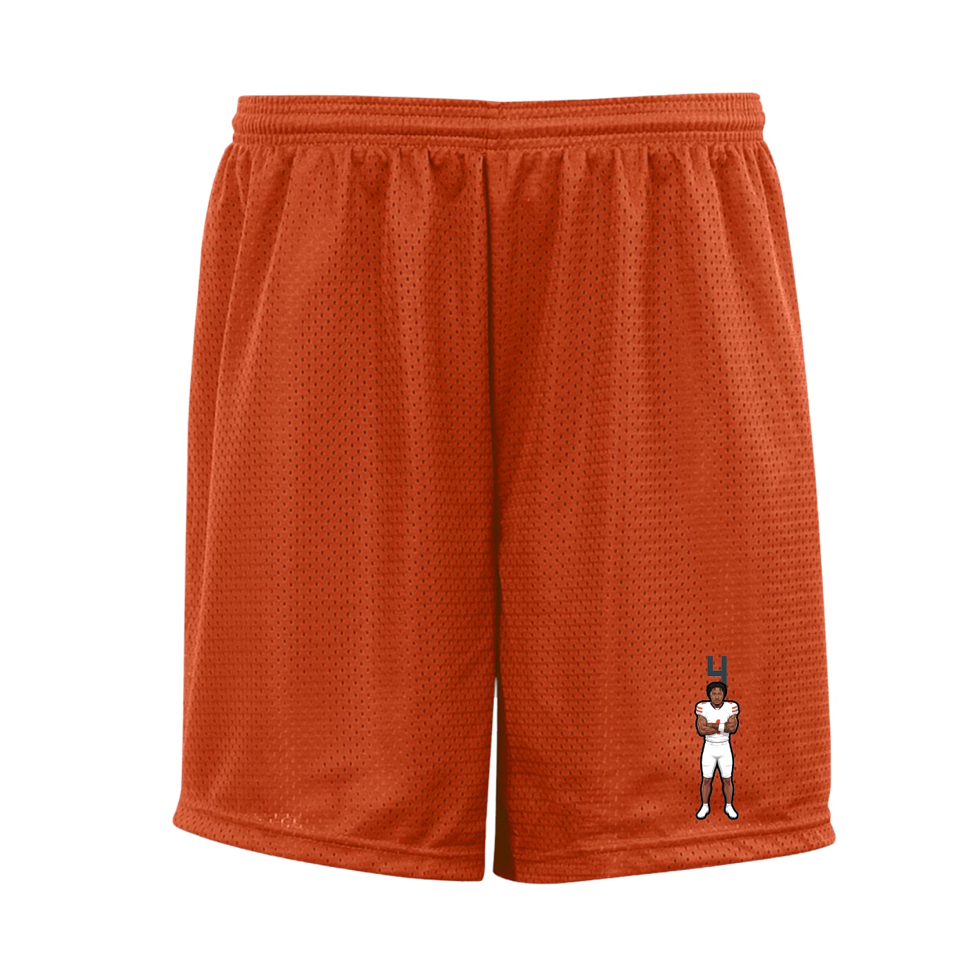 Shorts — Number Top in Orange