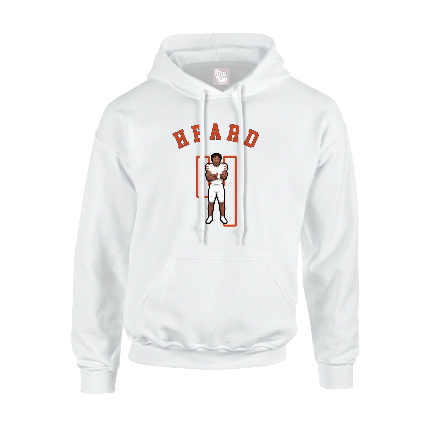 Hoodie — Shirsey Arch in White