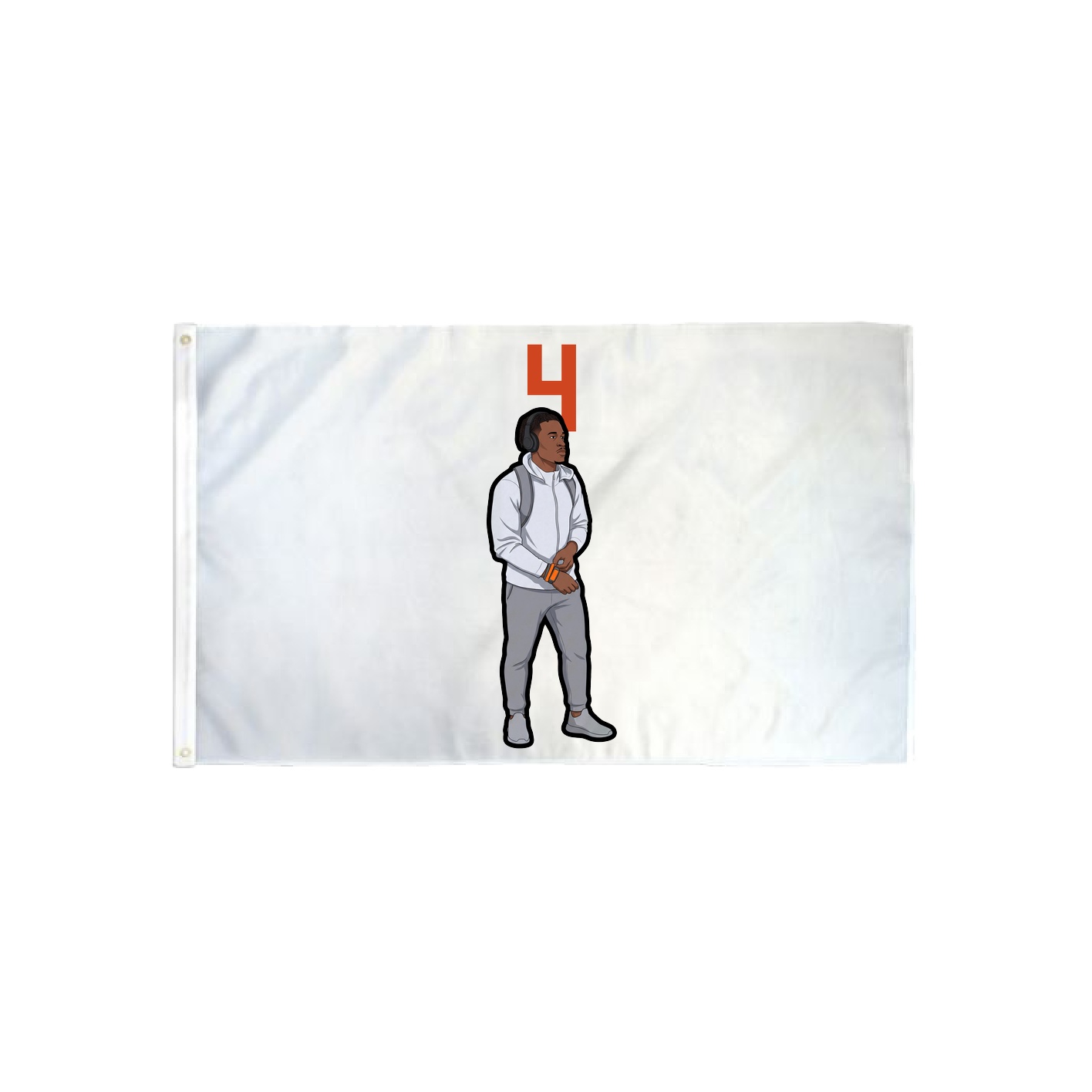 3x5 Flag — Number Top in Classic