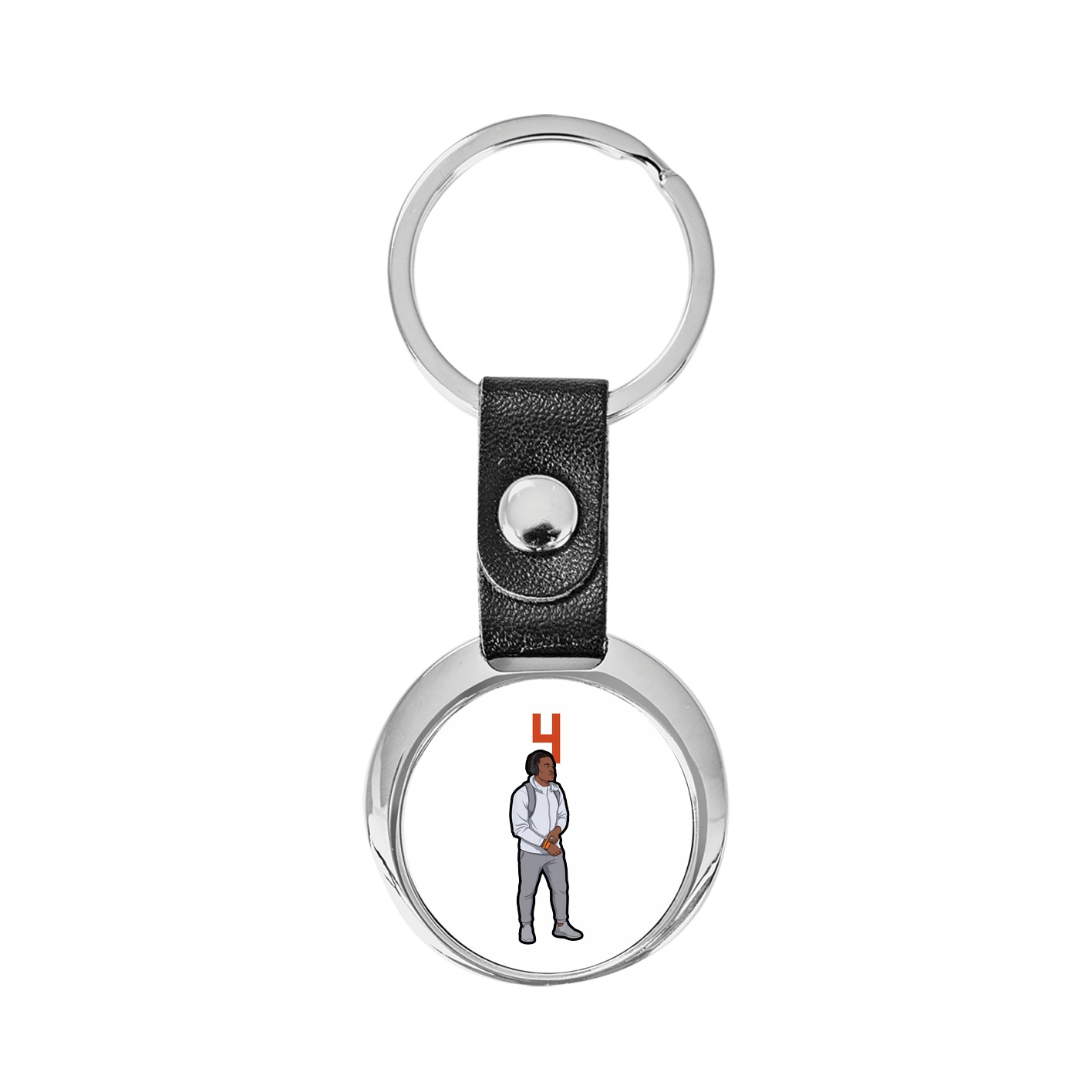 Key Chain — Number Top in Classic