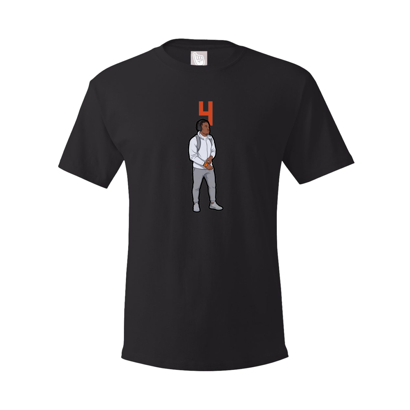 Tee — Number Top in Black