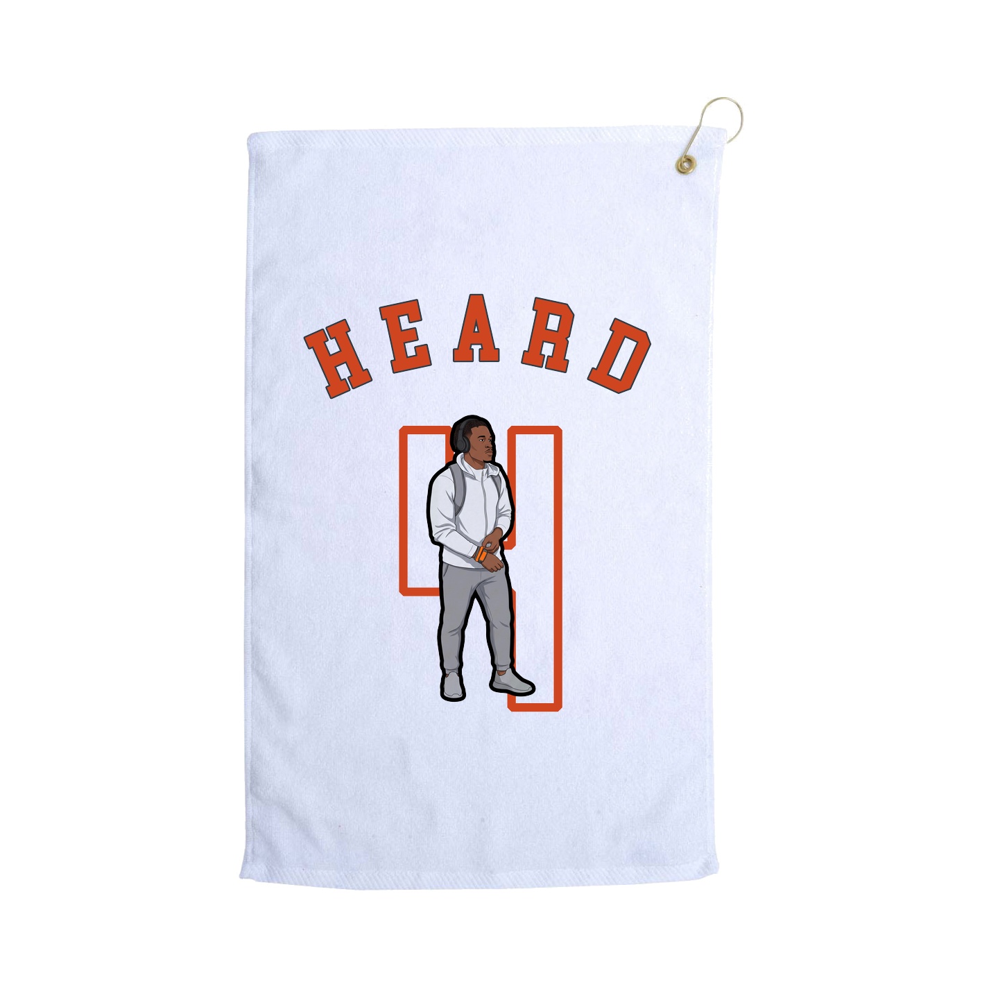 Golf Towel — Shirsey Arch in White
