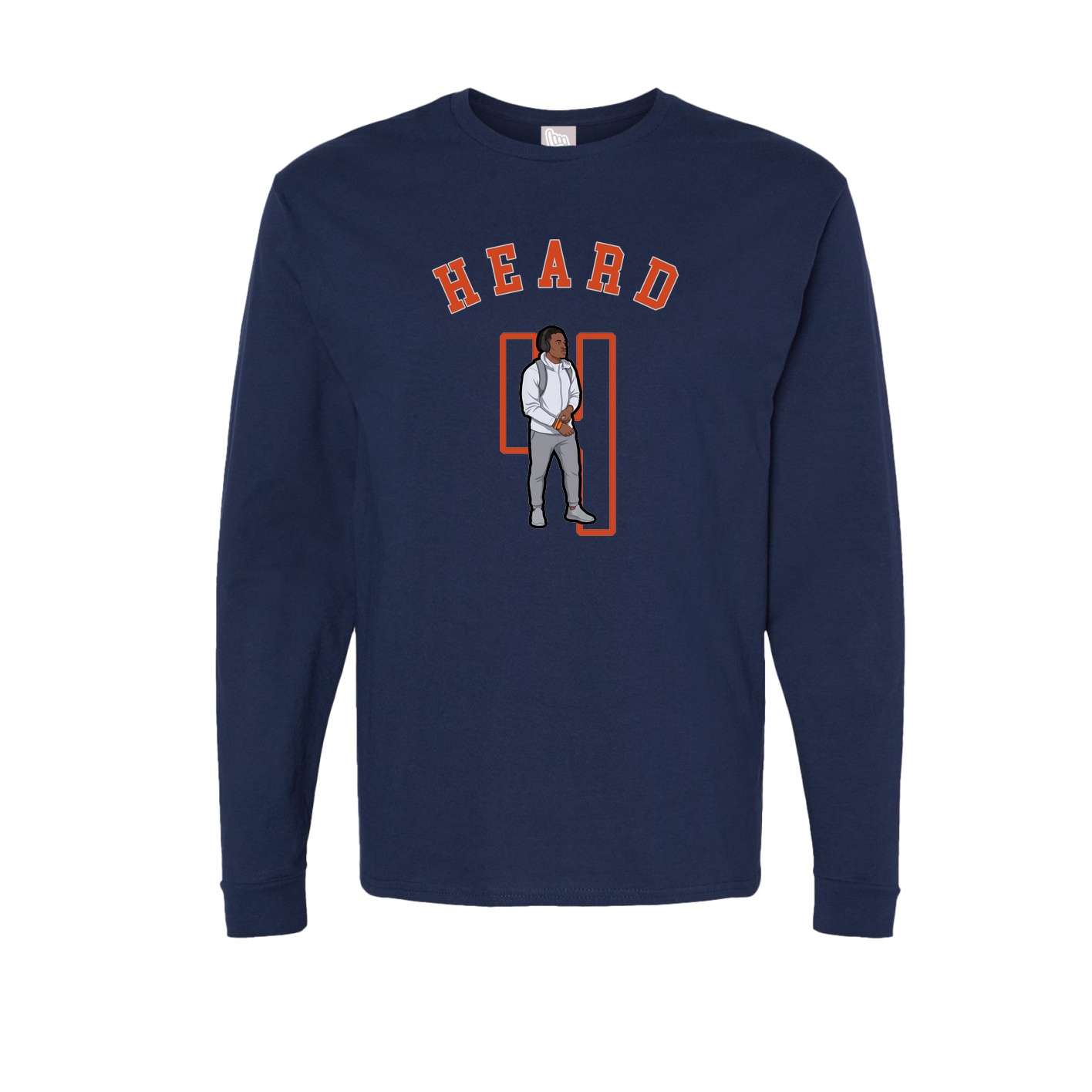 Long Sleeve Tee — Shirsey Arch in Navy