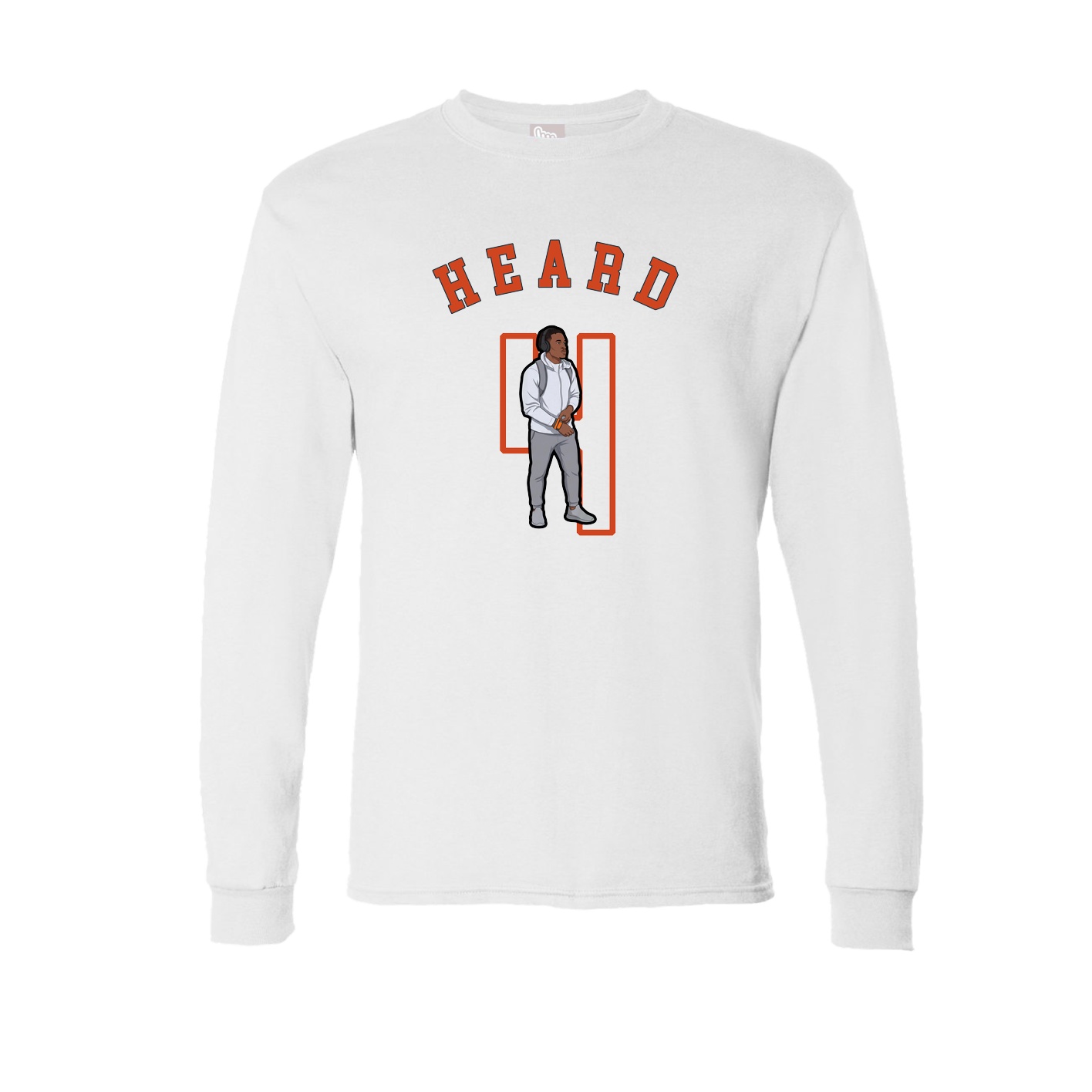 Long Sleeve Tee — Shirsey Arch in White