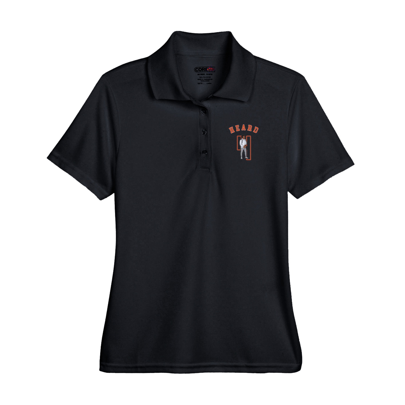 Performance Polo — Shirsey Arch in Black