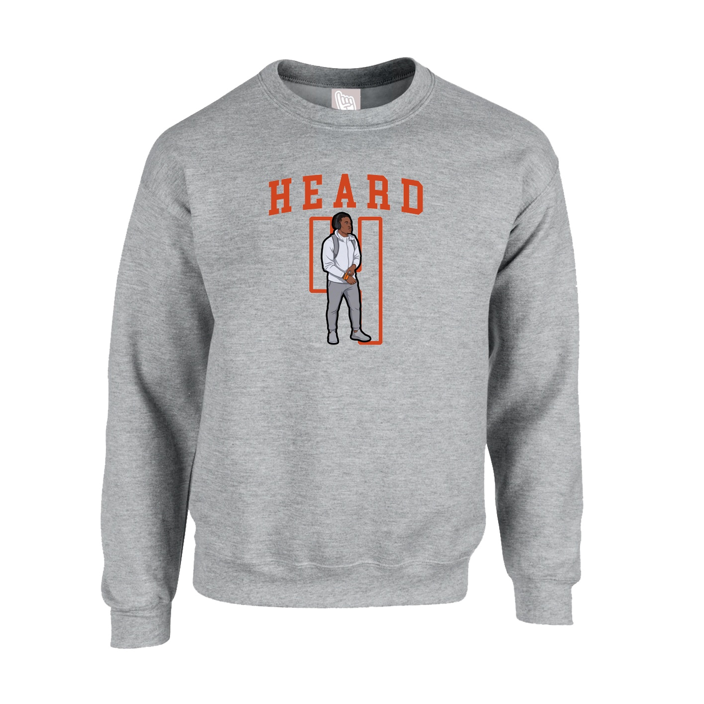 Fleece Crew — Shirsey in Grey